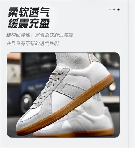 German Bundeswehr Style Sports Trainers in Retro Style Sneaker White 2025 - Picture 6 of 20