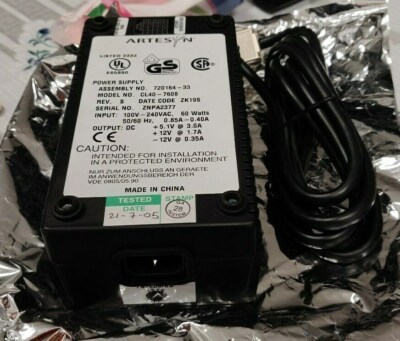ARTESYN TECHNOLOGIES CL40-7608 100-240VAC RS232 Buchse NETZTEIL - NEU!