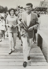 RARE! JOHN F. KENNEDY U.S PRES. CAMPAIGN HYANNIS PORT  1960 UPI TELEPHOTO