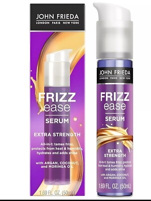 John Frieda Frizz Ease Serum Extra Strength All in One Protect from Heat 1.69 oz