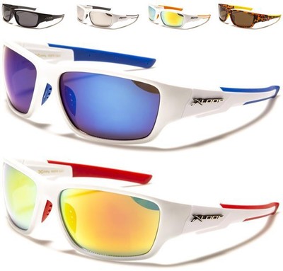 Extreme Sports Laufen Xloop Sonnenbrille Groß Umwickeln Weiß Fahrrad Golf UV400