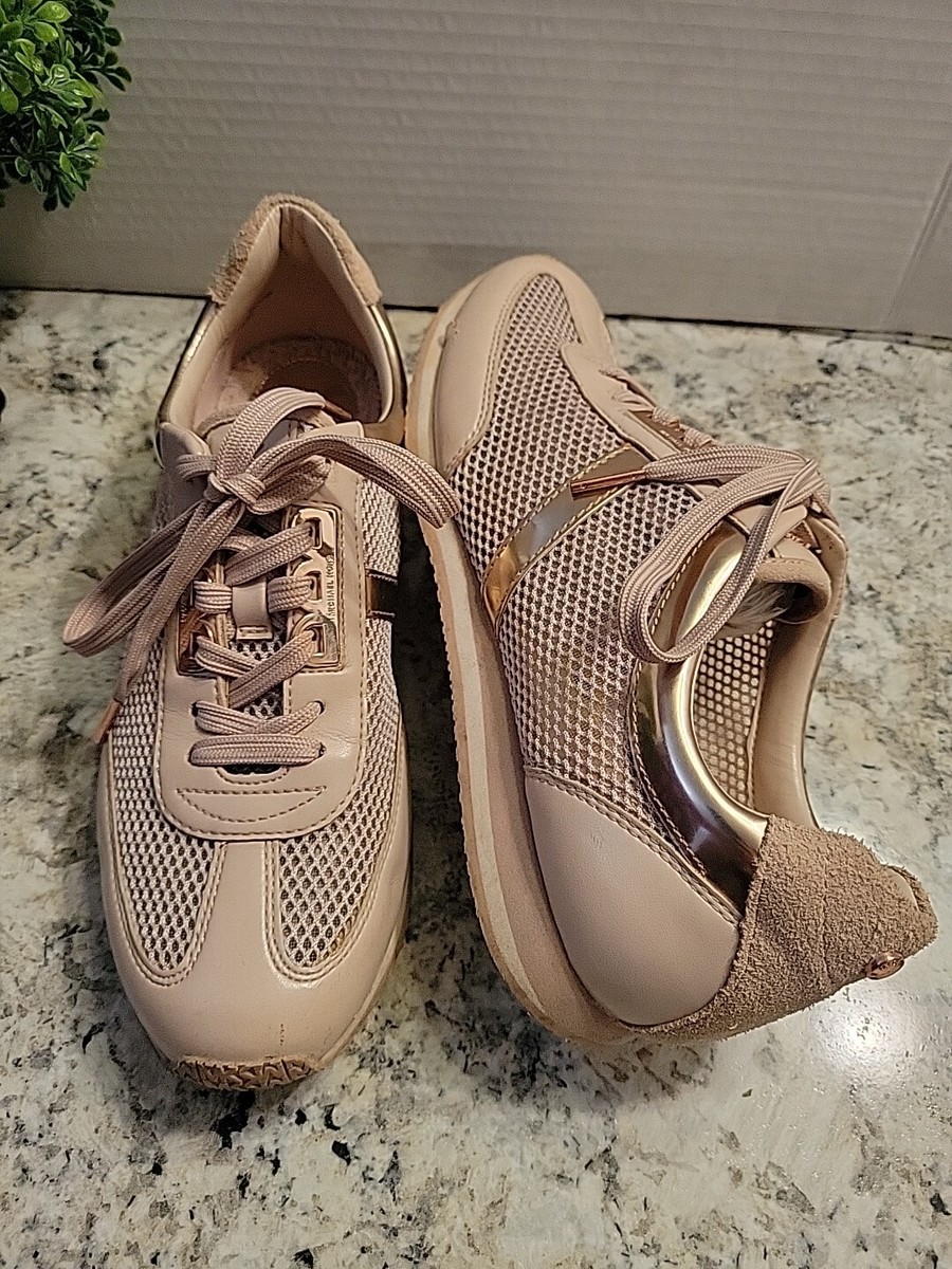 Michael Kors Rose sneakers size 9M women (See Pictures Detail)