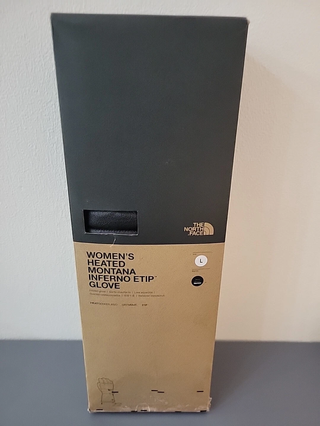 The North Face Women's Size Large Heated Montana Inferno ETip Gloves NIB New NWT