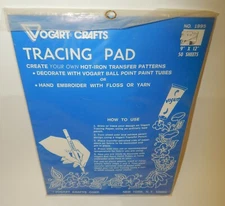 Vogart Crafts Corp. Tracing Paper Pad - 50 Sheets - Factory Sealed