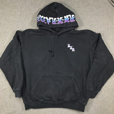 Born X Raised Sweatshirt Hoodie Mens XL Black BxR Old English Font  