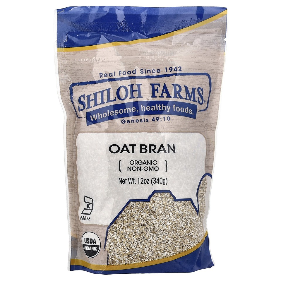 Organic Oat Bran, 12 oz (340 g)
