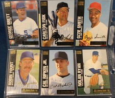 (6 SET) 1992 JIMMY DEAN MLS BASEBALL CARD COMPLETE - LIVING LEGEND Ryan