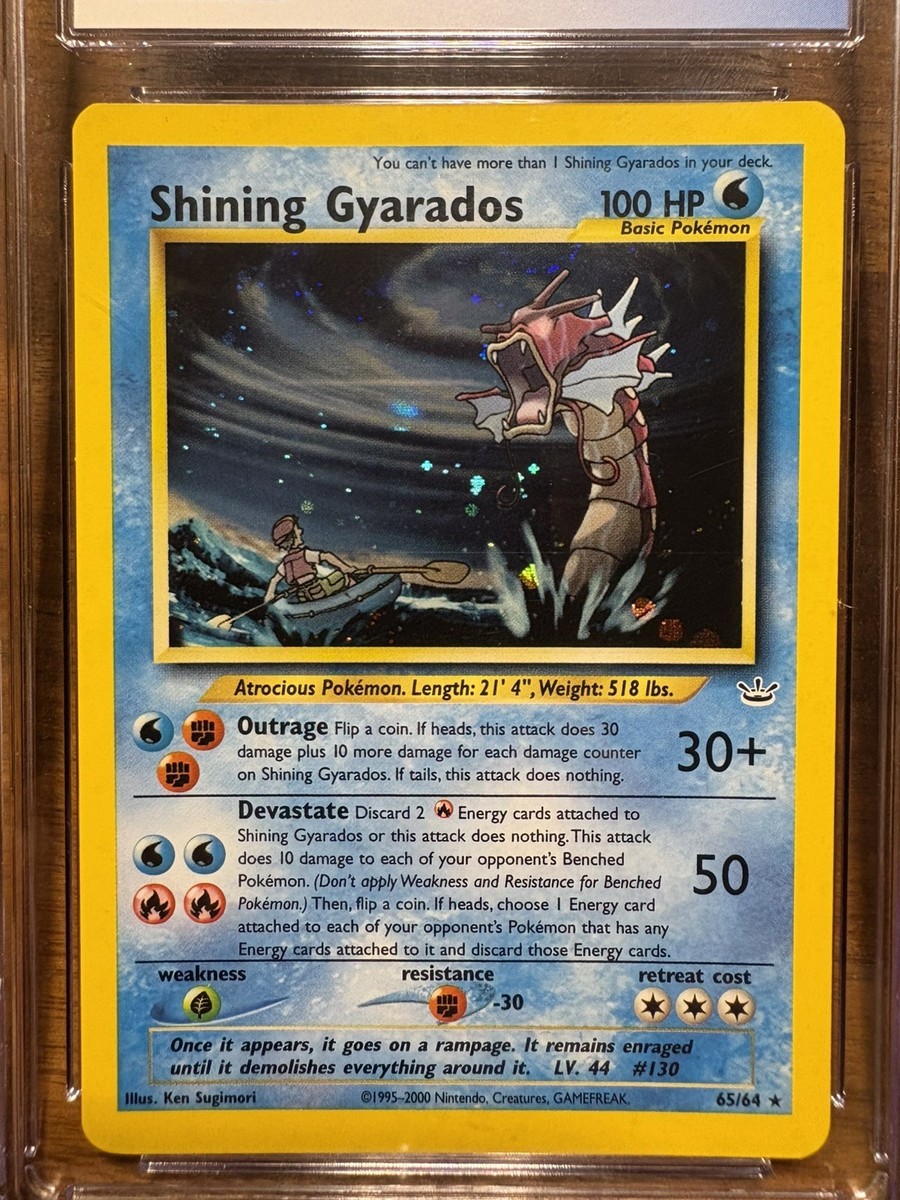 CGC 9 MINT Shining Gyarados Neo Revelation 65/64 Pokemon Card | eBay