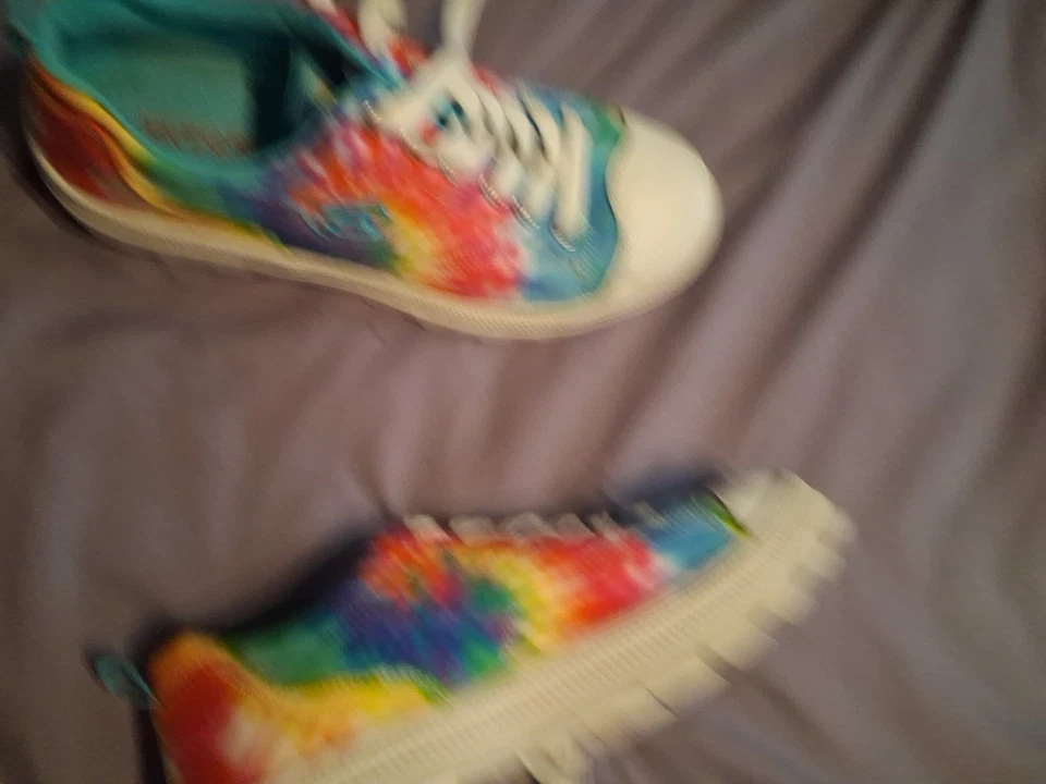 Skechers Roadies Berkeley Blocks Arco Iris Tie Dye Zapatos Tenis Para Mujer Talla 10 Foto 3 de 4