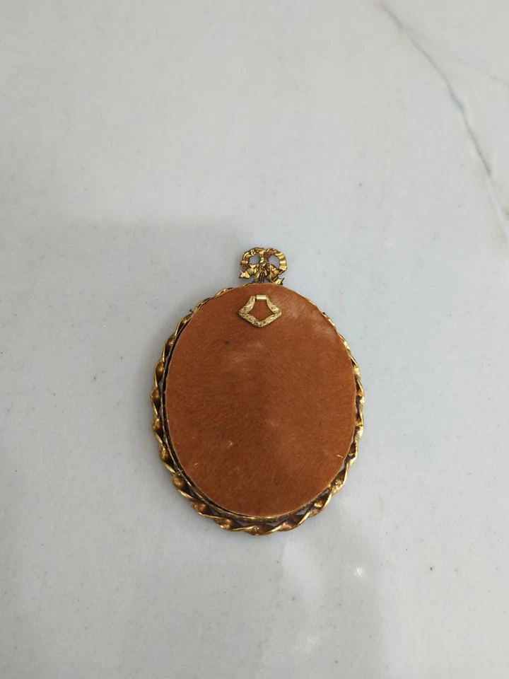 Antiguo marco dorado ornamentado Madonna & Child miniatura retrato arco impresión imagen Foto 2 de 4