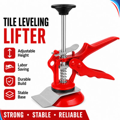 Tile Height Regulator Jack Up Device One Column Tile Leveling Elevator Tool Kit