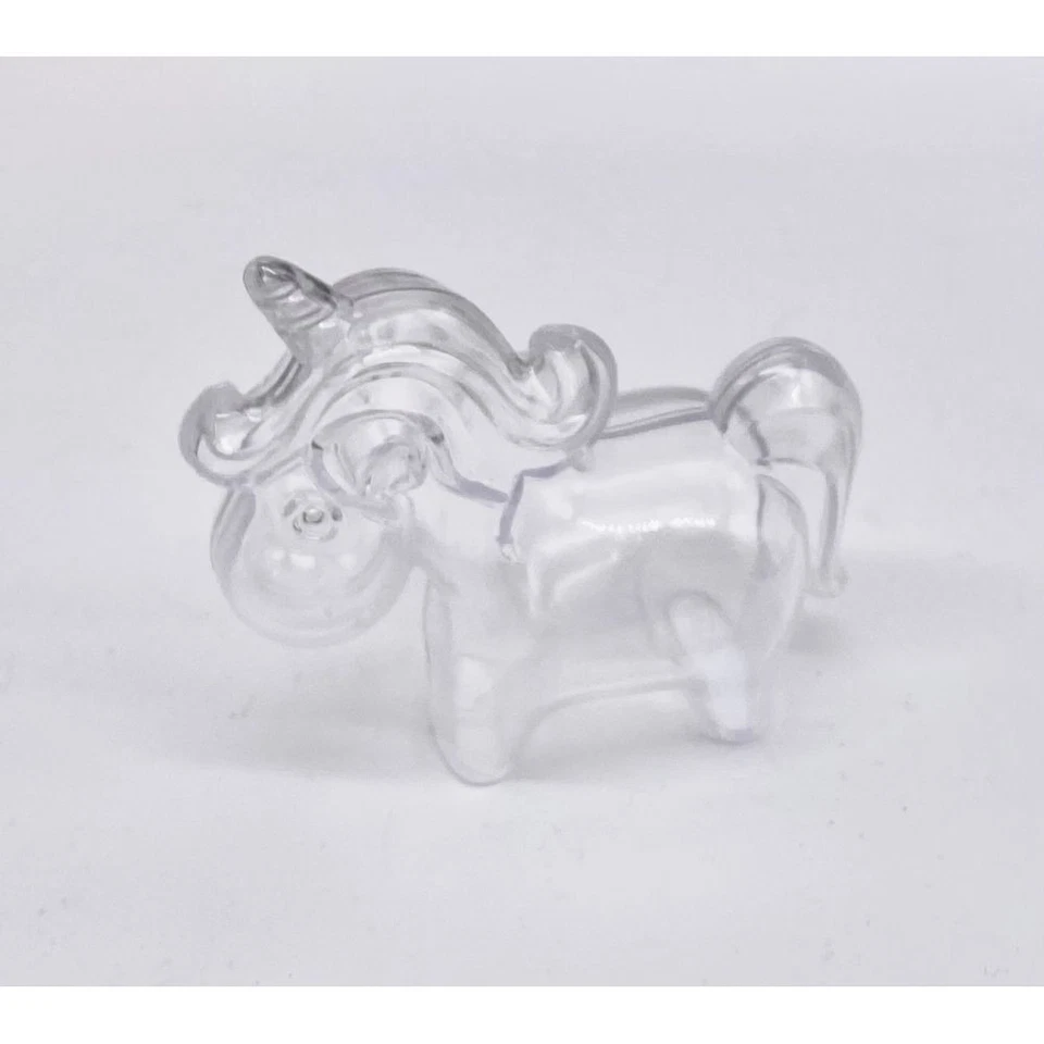 Mobiletto legno UNICORNO CELESTE c/24 Unicorni  portaconfetti BOMBONIERA 130J - Immagine 3 di 3