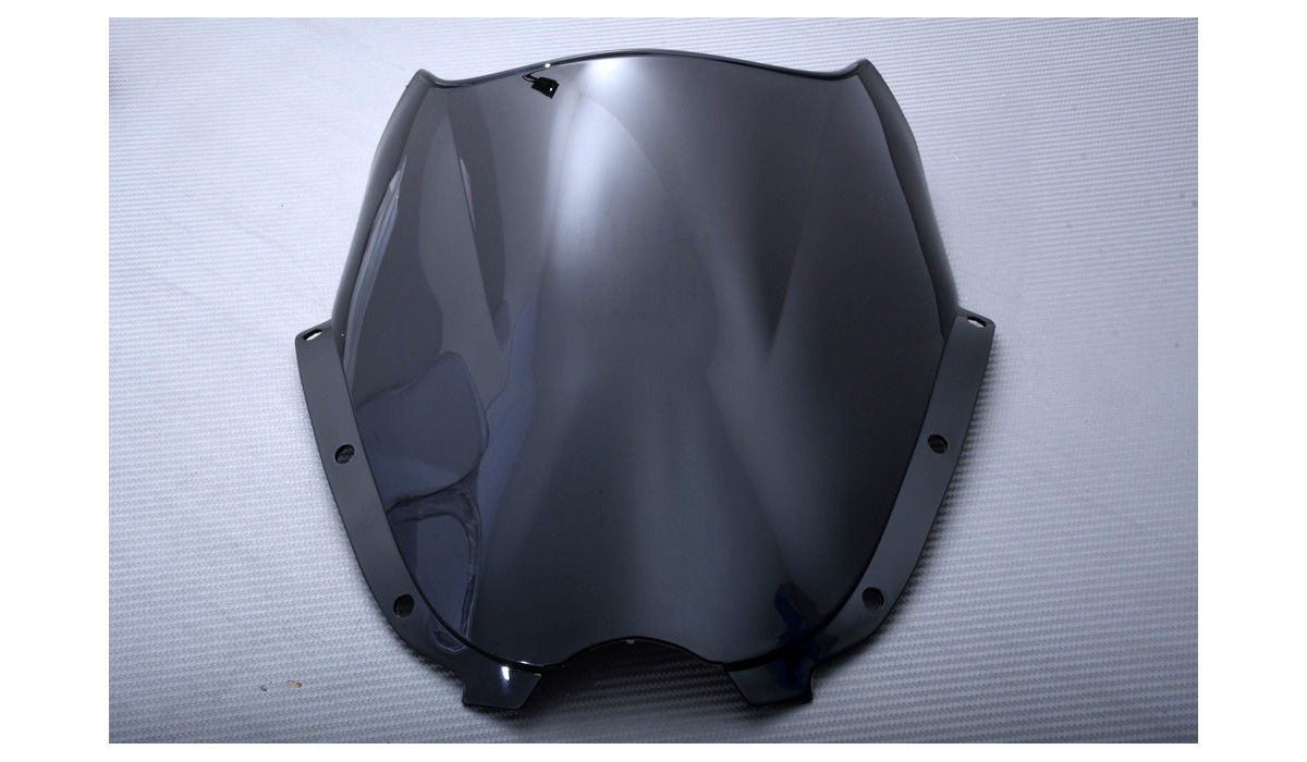 Bulle racing double courbure noire pour Hyosung GTR 650 finition luxe