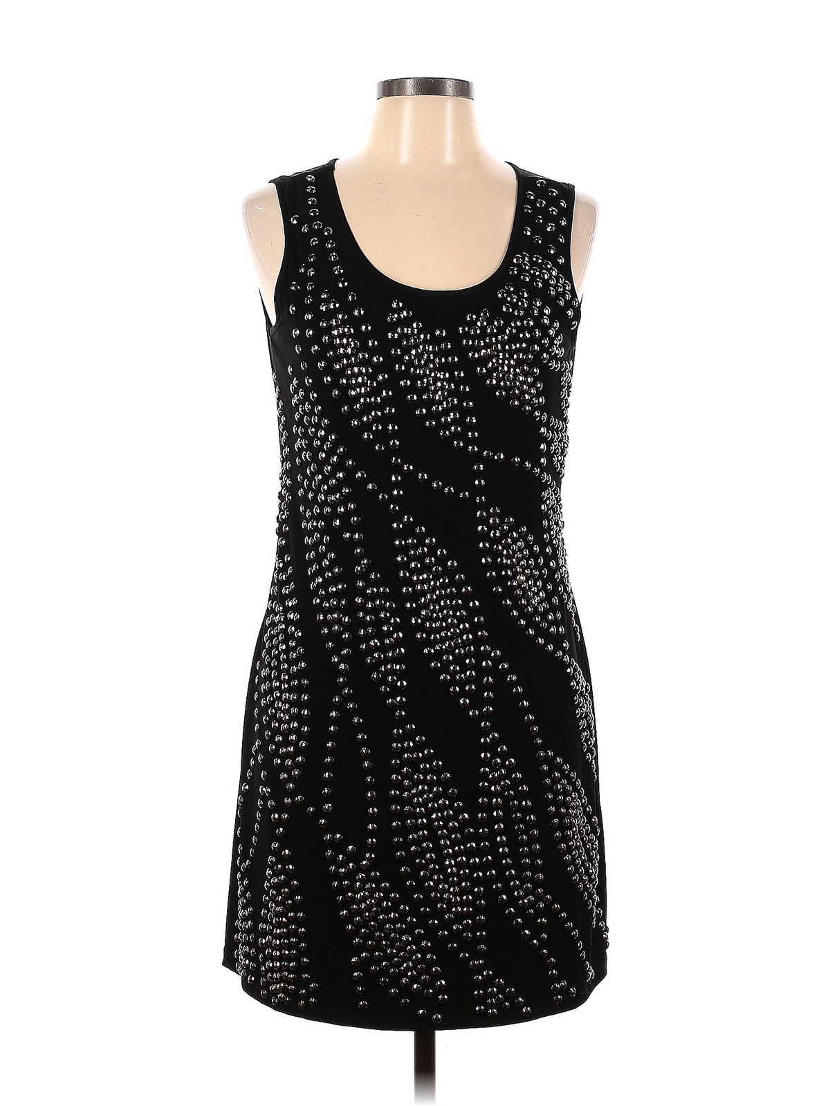 Glamorous Black Cocktail Dress for Women Size 12-image