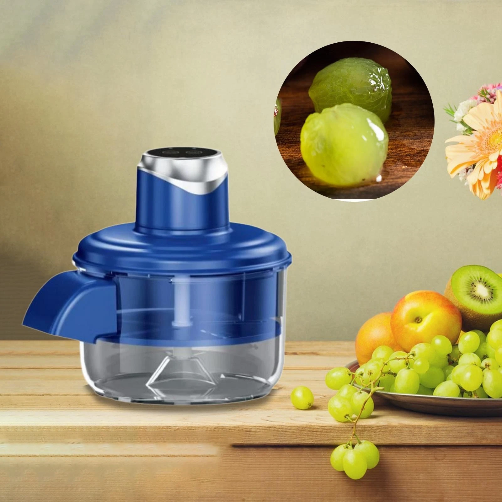 Automatic Fruit Peeler Fast Grape Peeling Machine for Restaurant Hiking Shop