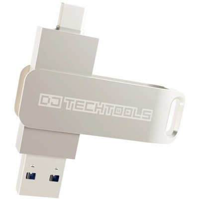DJ-Tech Tools Chroma Drive USB A + USB C Stick 128GB Chrome | Neu