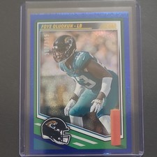 2025 Panini Score: Foye Oluokun #88 Blue /399 - Jacksonville Jaguars