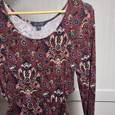 American Eagle Dress Whimsigoth Festival Hippie Soft Sexy Paisley Floral Cutout