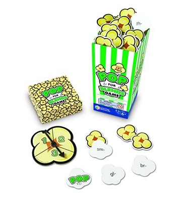 Learning Resources Pop Games - Pop for Blends Popcorn Consonant Blends LER