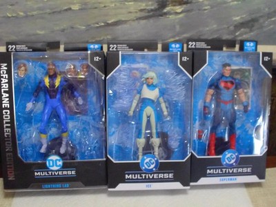McFarlane DC Multiverse LIGHTNING LAD, SUPERMAN, ICE Collector Edition NIB
