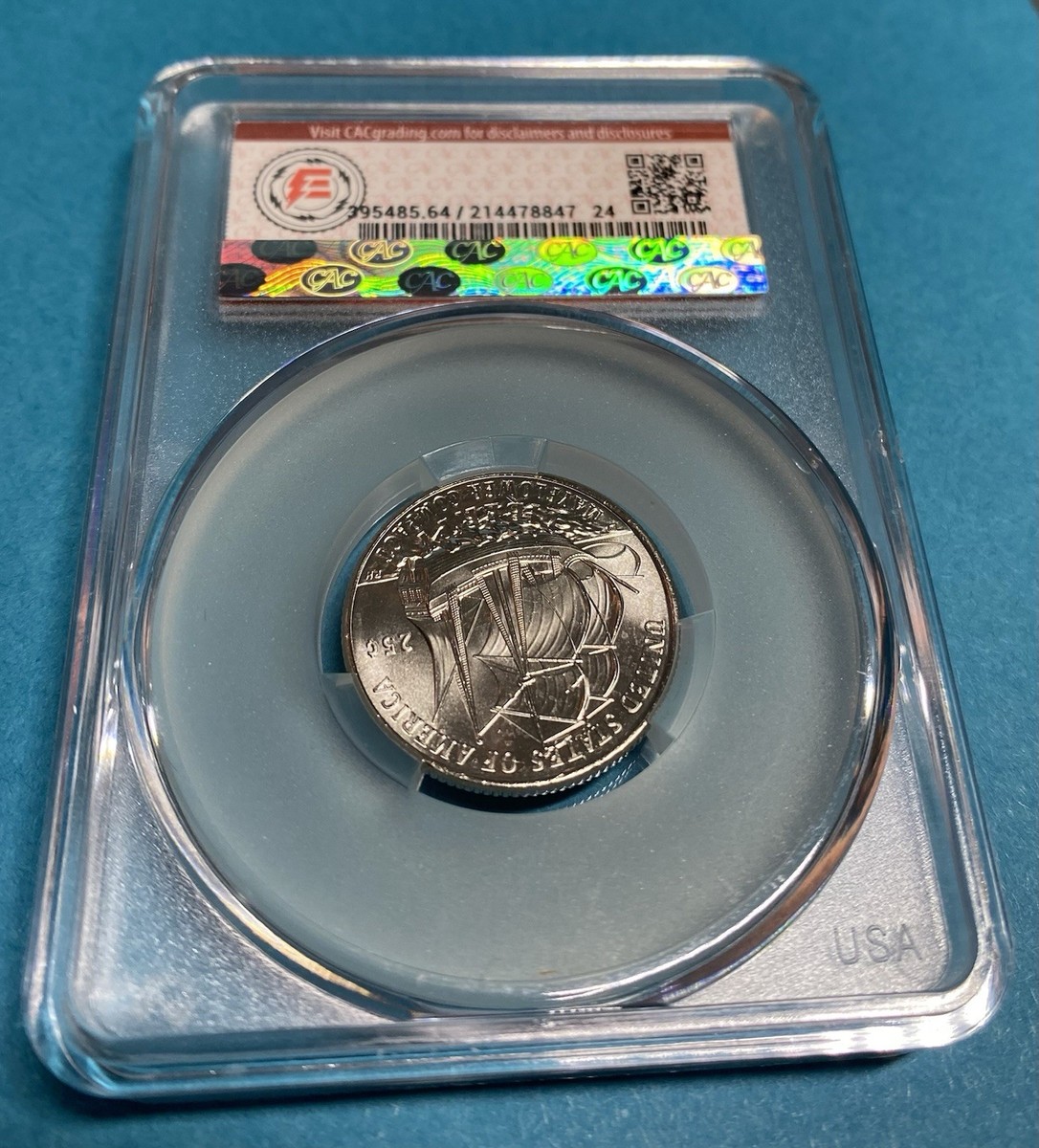 1776-2026-D Semiquincentennial Quarter Mayflower Compact CAC