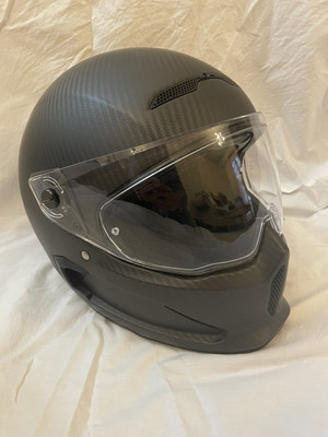 Ruroc Atlas Carbon Raw Motorcycle Helmet Large/Extra Large