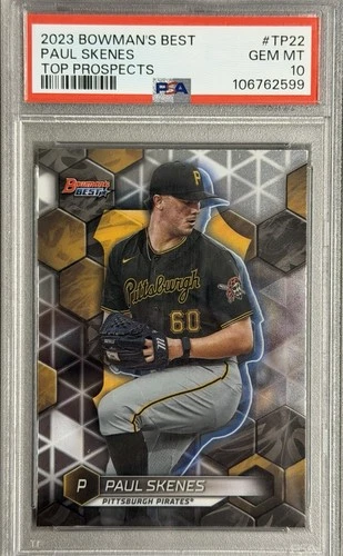 2023 Bowman's Best Top Prospects Paul Skenes | PSA 10 Gem Mint