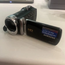Samsung HMX-F90 HD Camcorder (Black) Handheld Video Recorder Camera 52x Zoom Cam
