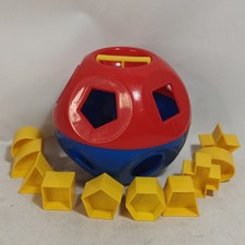 Tupperware Shape O Toy Kids Baby Toddler Development Sorting Ball Complete set