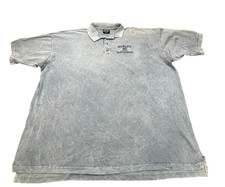Vintage Harley-Davidson 95th Anniversary Polo Shirt Mens XXXL Blue USA Made 3XL