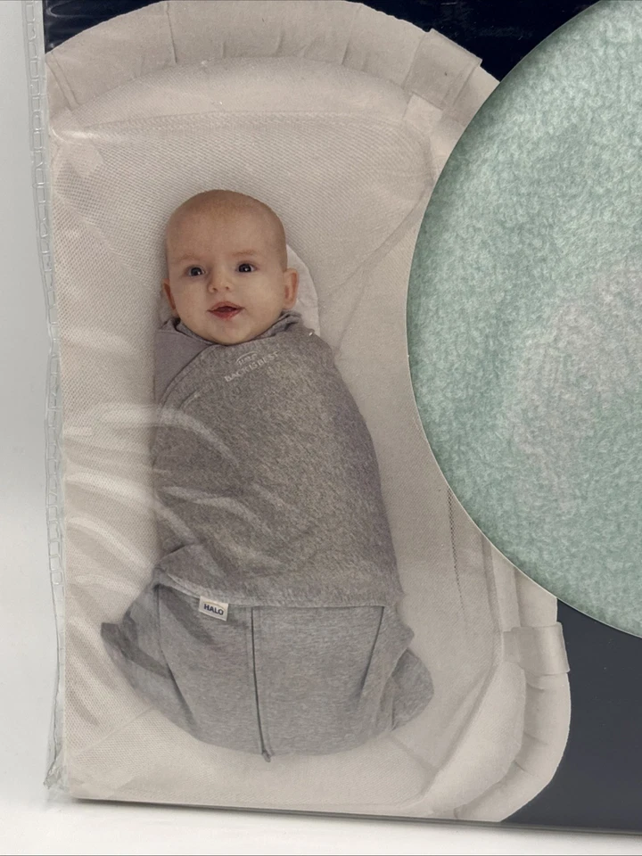HALO SleepSack Swaddle Micro Fleece TOG 3.0 Mint Green 0-3M 6-12lb New Sealed - Image 2 of 4