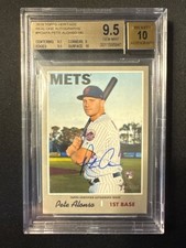 2019 Topps Heritage Pete Alonso Real One Auto BGS 9.5