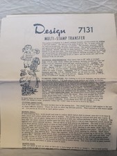 Design 7131 Multi-Stamp Transfer for Doll and Clothes Pattern Q11