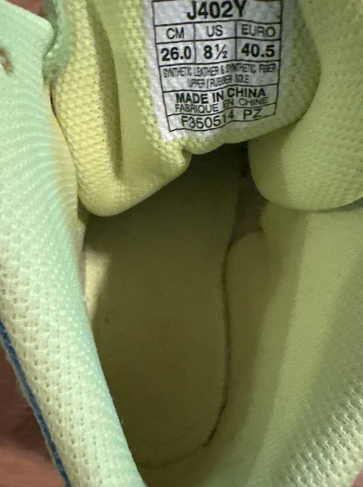 ASICS Aggressor 2 Hombre Lucha Libre Talla 8.5 J402Y (2014) Verde Neón Foto 3 de 4