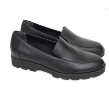 Vionic Kensley Black Nappa Leather Flats