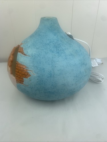 Vaso in ceramica dipinto a mano nativi americani sud-occidentali luce notturna scogliera abitante - Foto 7 di 15
