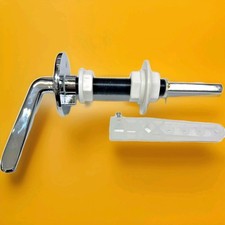 6" Long Reach Cistern Handle Lever for Toilet Cisterns - Chrome Metal