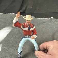 Vintage SET 1950's HARTLAND ROY ROGERS , Hat,  Pistols Toy Figurine