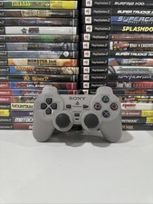 Sony PS1 DualShock Analog Official OEM Wired Controller (SCPH-1200) Grey Tested