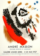 André Masson: Galleria Louis Leiris, 1957