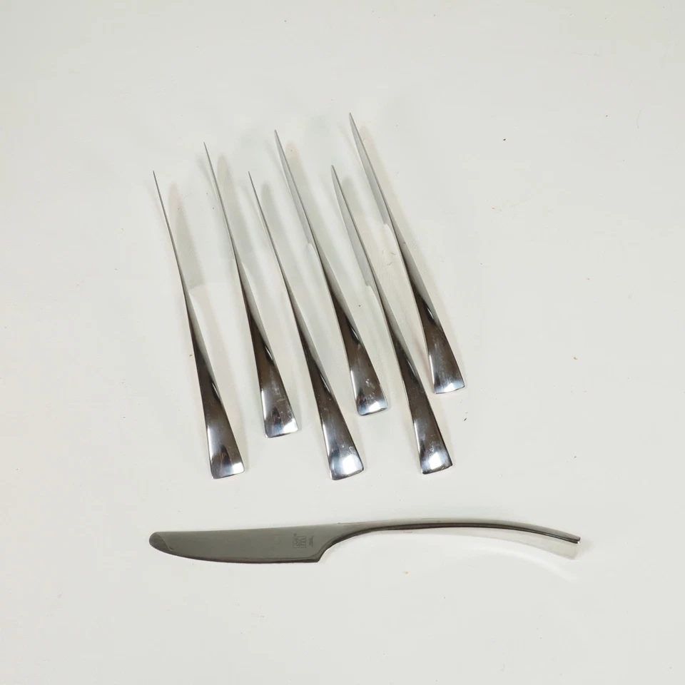 7 cuchillos de cena Zwilling J. A. Henckels BELLASERA Inoxidable Brillante 9 1/4" Foto 3 de 4