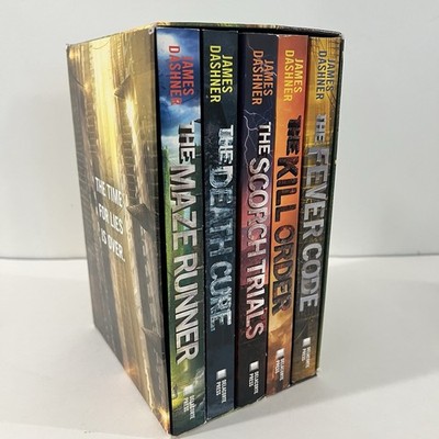 The Maze Runner Complete Series Box Set Books 1-5 PB James Dashner Lot