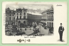 [7325] London Wrench Series 1903 Postcard Regent's Quadrant, Postman At Right