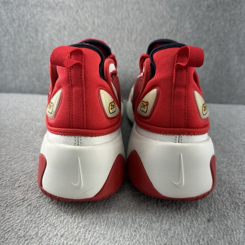 Scarpe da corsa Nike Zoom Air 2K da uomo taglia 11 rosse sportive basket sneakers - Foto 2 di 18