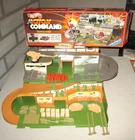 1984- MATTEL HOT WHEELS- ACTION COMMAND MILITARY PLAYSET W BOX- STO & GO VINTAGE