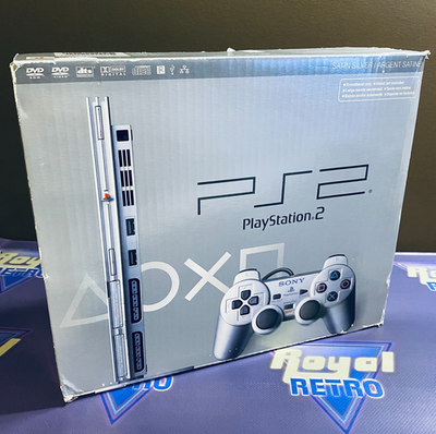 Sony PlayStation 2 シルバー Sony PlayStation 2 Slim Console - Satin Silver for sale online | eBay