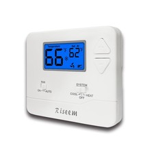 Non-Programmable Thermostat for Home Single-Stage Systems, 1 Heat/1 Cool, Eas...