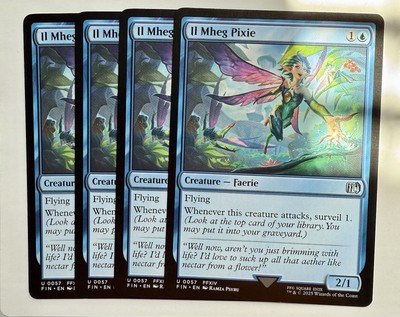 IL MHEG PIXIE x4 mtg NM-M Final Fantasy 4 Uncommon Playset In Hand
