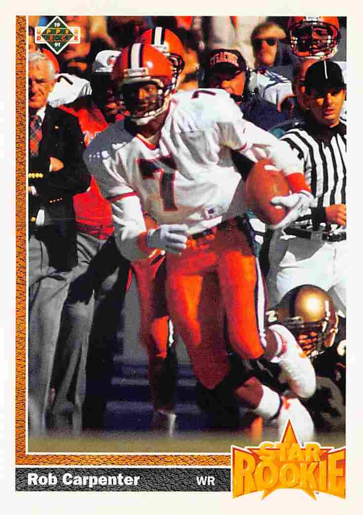 1991 Upper Deck #14b Rob Carpenter