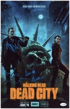 The Walking Dead Signed 11x17 Mini Movie Poster Autographed ACOA Cast Signed